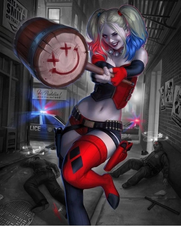 Харли Квинн корпус красных фонарей