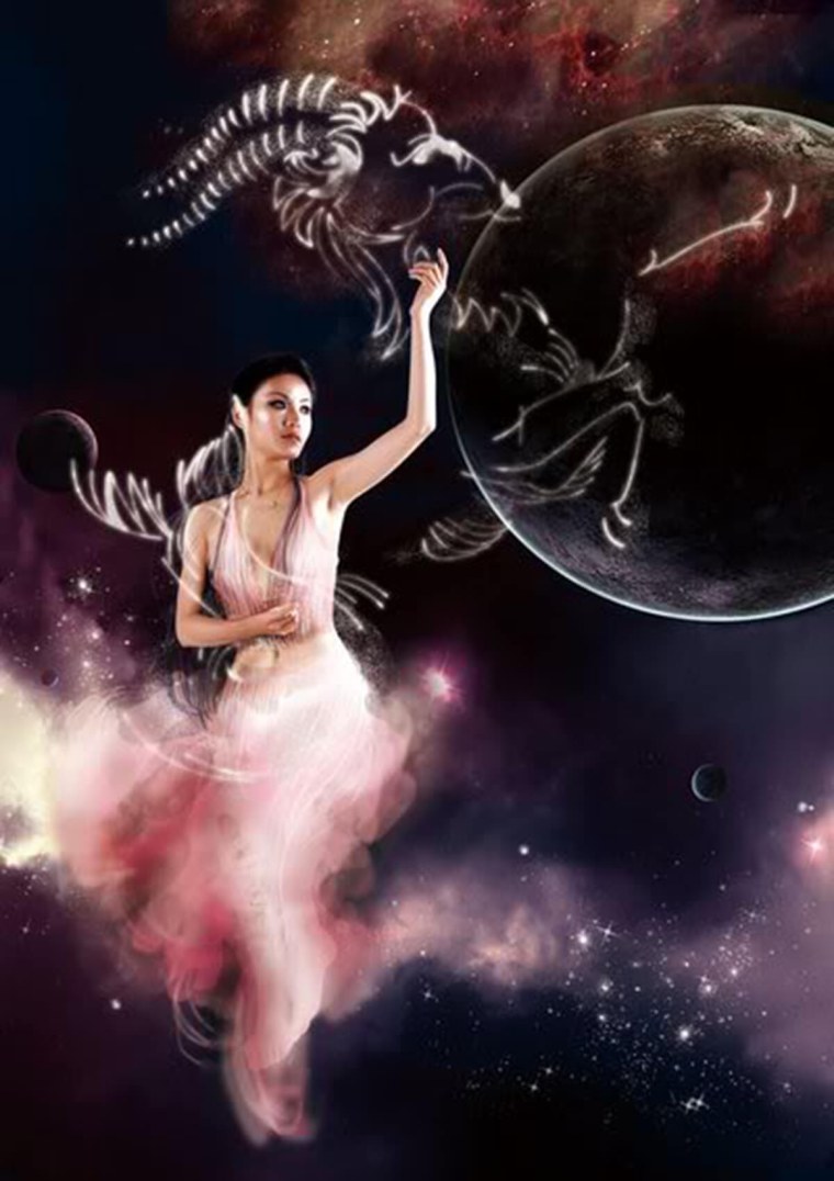 Скорпион в виде девушки