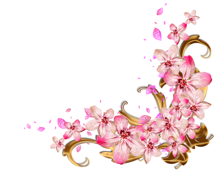 Цветы по углам