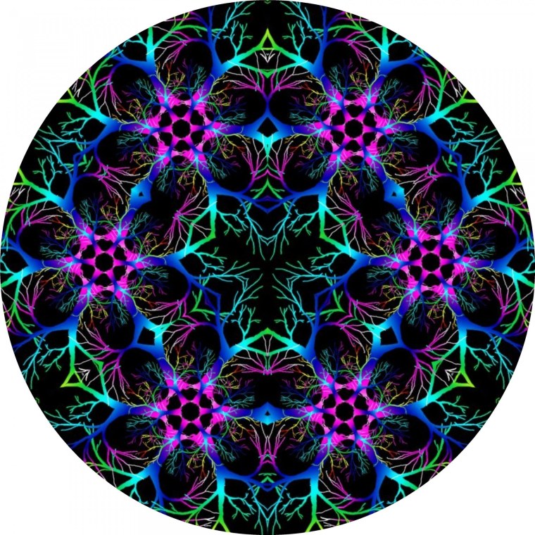 Фрактал круг