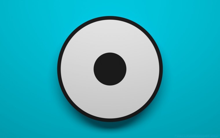 Черно белый круг