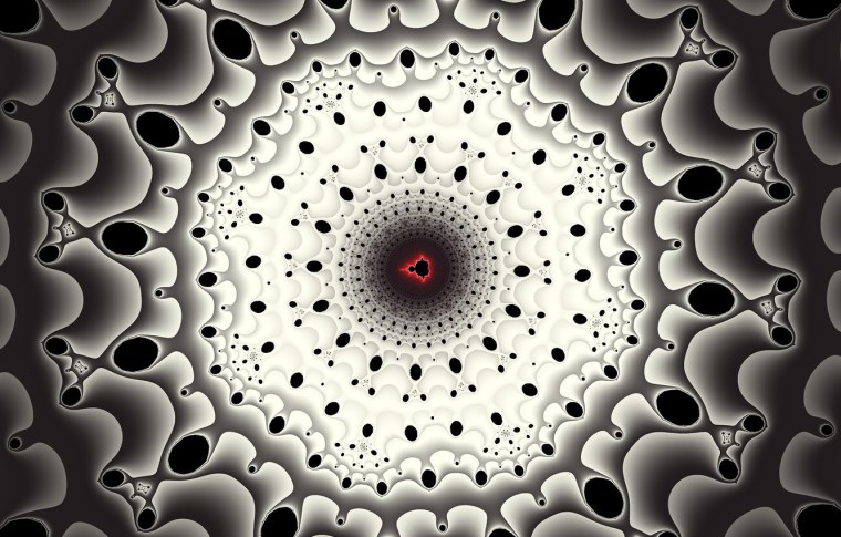Фрактал круглый тоннель