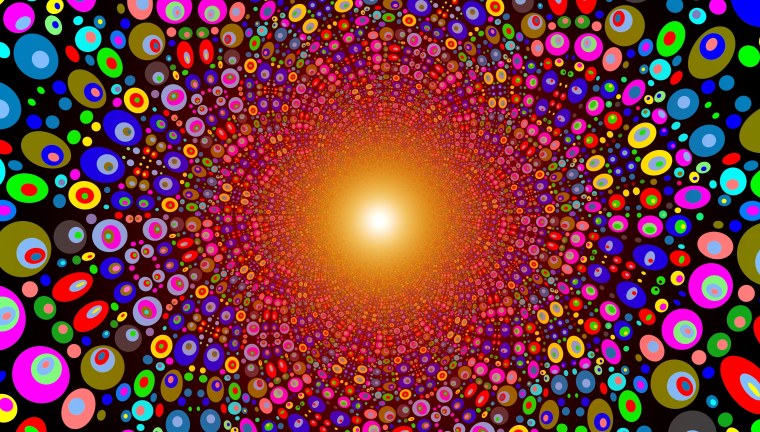 Яркие цветные круги