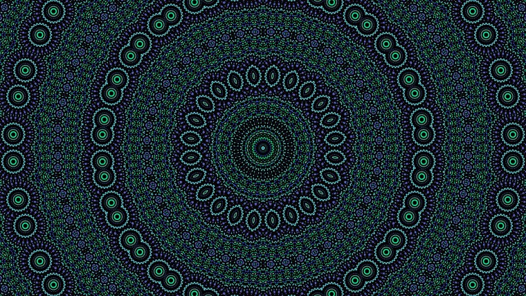 Обои с круглым орнаментом