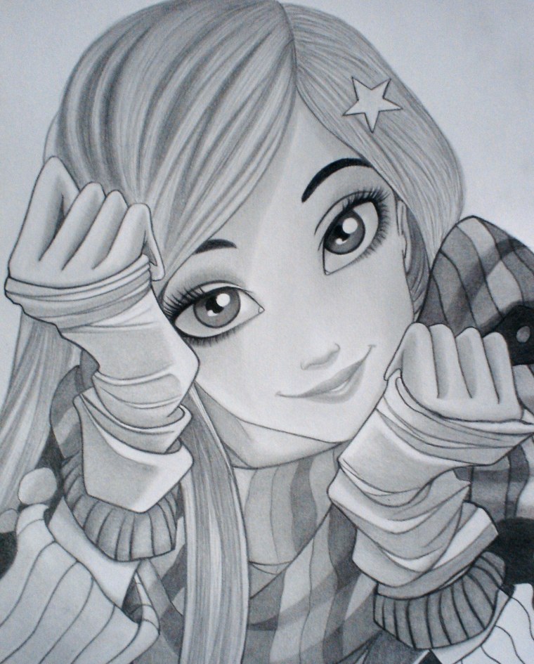 Аниме рисунки карандашом