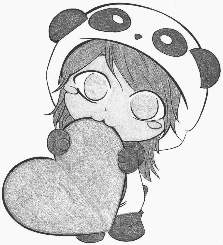 Аниме карандашом