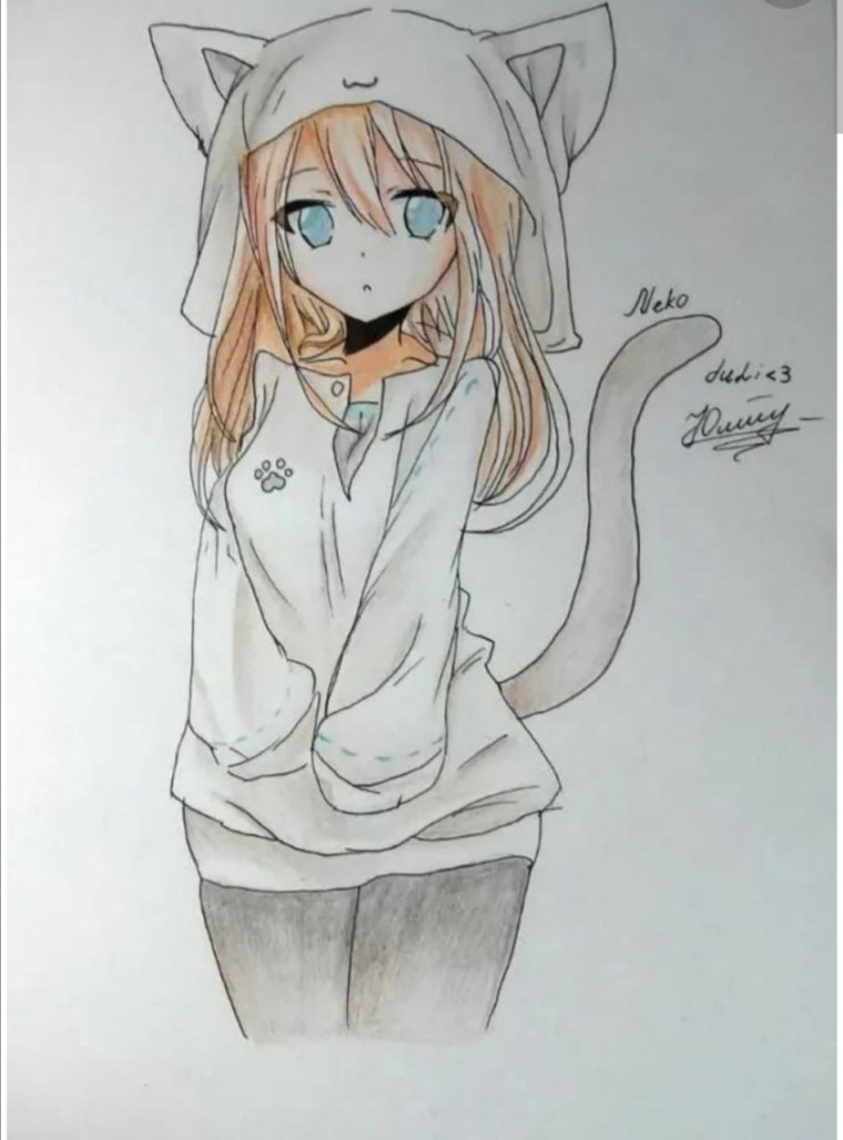 Рисунки для срисовки аниме