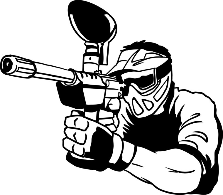 Пейнтбол силуэт