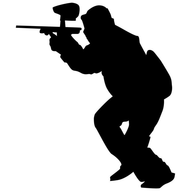 Наклейка пейнтбол