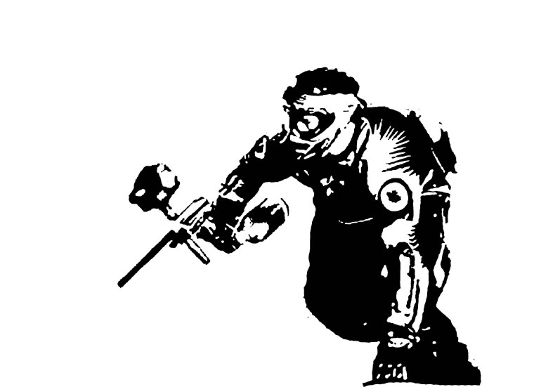 Пейнтбол трафарет