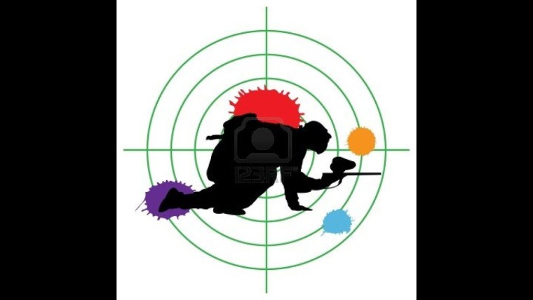 Пейнтбол плакат