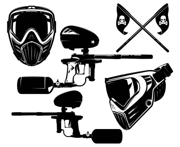 Пейнтбол силуэт