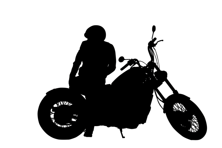 Силуэт мотоцикла