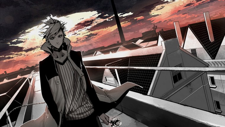 Грустный аниме парень