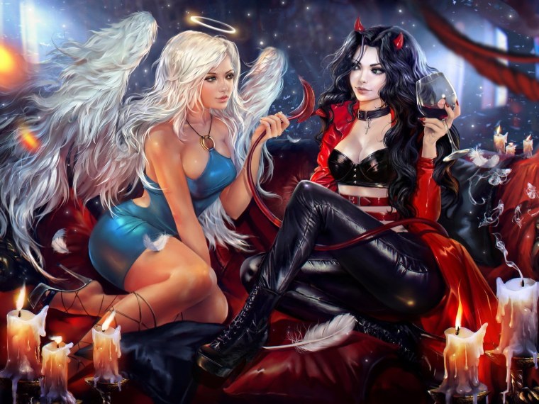 Дьявол девушка фэнтези