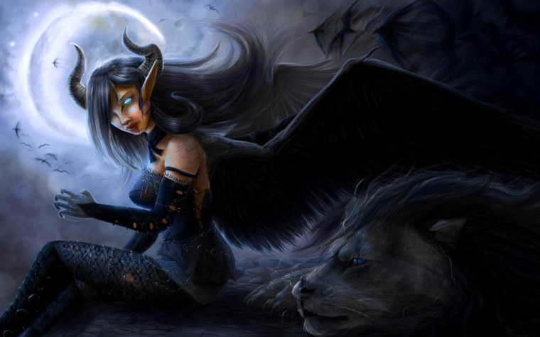 Картинки демонов девушек