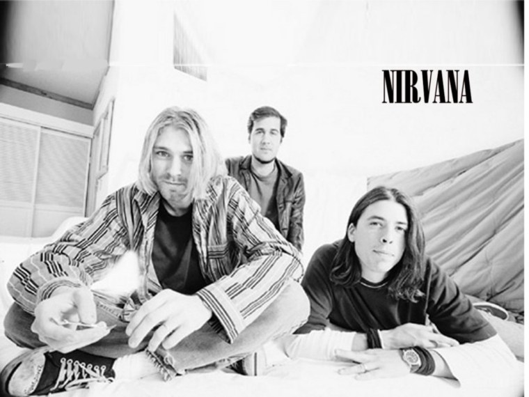 Группа Nirvana плакат