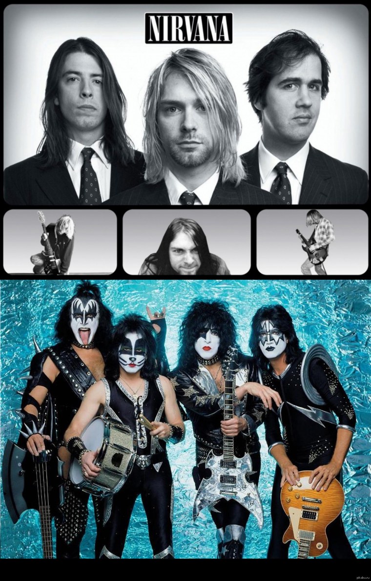 Участники группы Нирвана