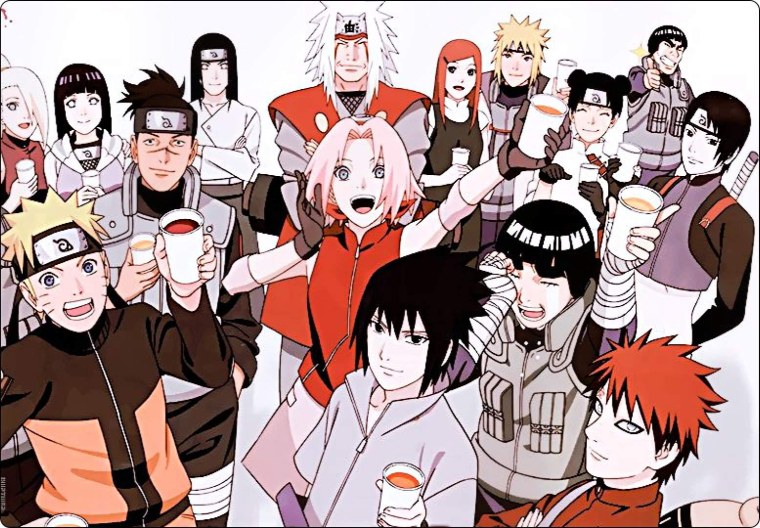Аниме Наруто и его друзья