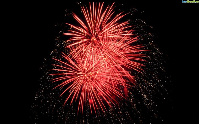 Двигающие обои салюты