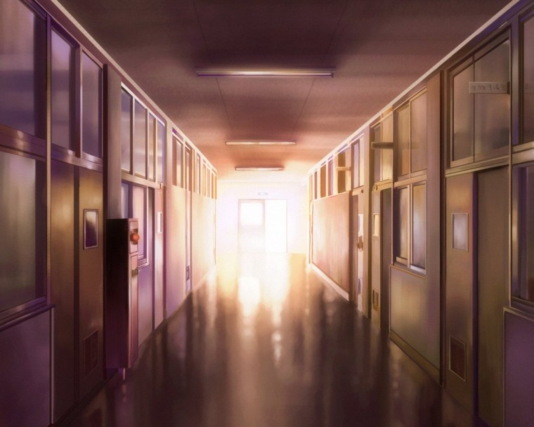 Коридор школы гача