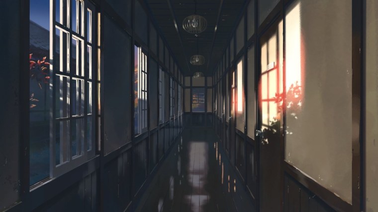 Коридор школы гача