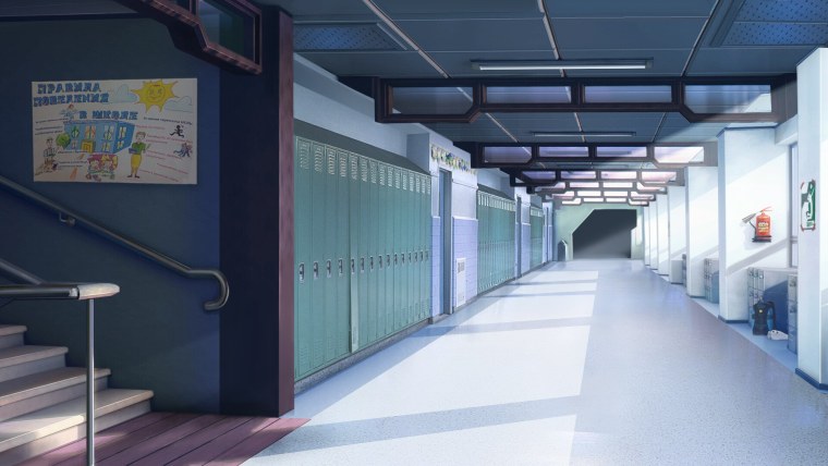 Коридор с комнатами арт