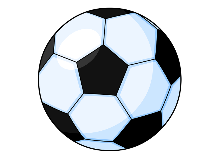 Футбольный мяч на прозрачном фоне