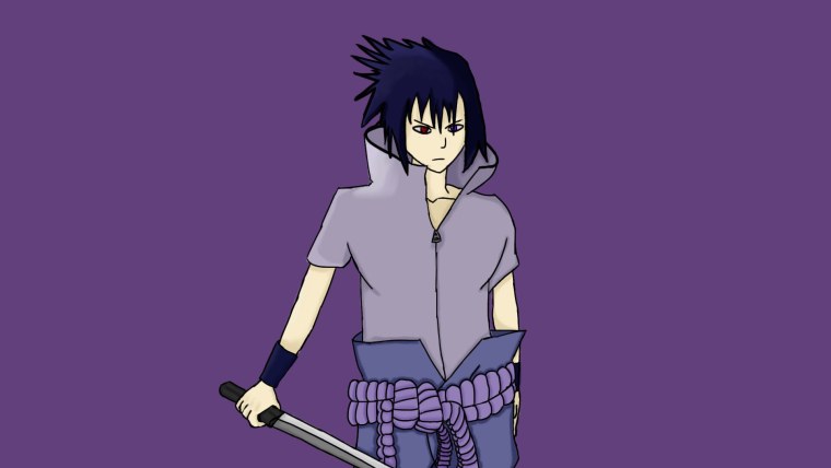 Саске Учиха арт 4к