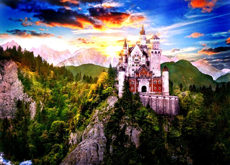 Замок Нойшванштайн