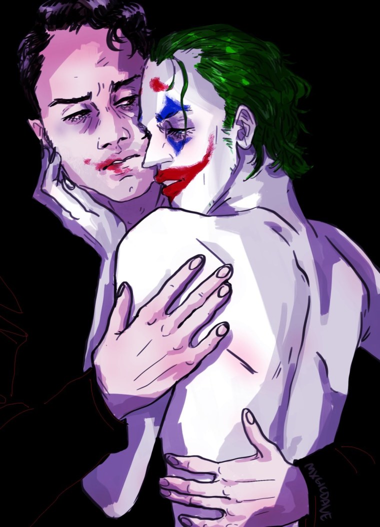 Брюс Уэйн и Джокер