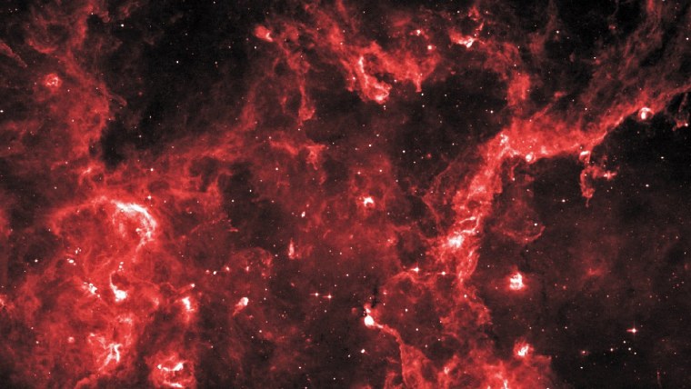 Черно красный космос