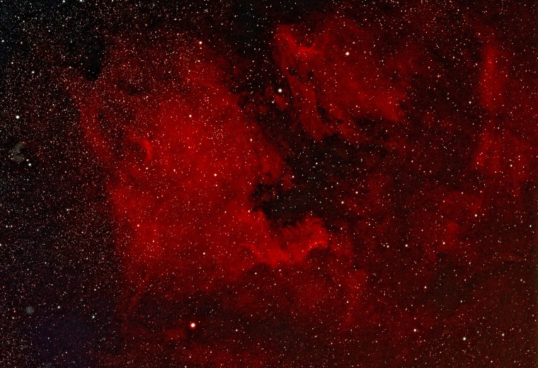 Красные звёзды в космосе