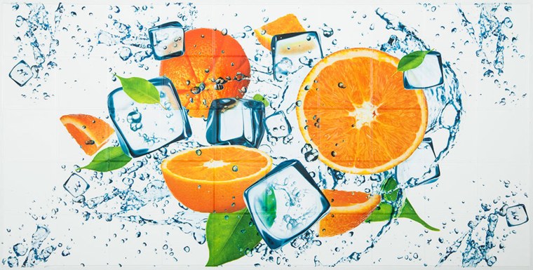 Панель ПВХ плитка апельсин 485х960