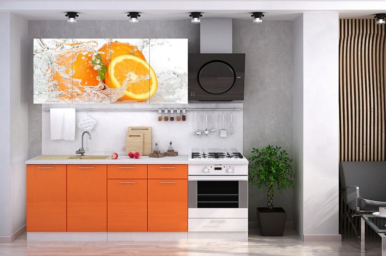 Фотообои на кухню фрукты небольшие