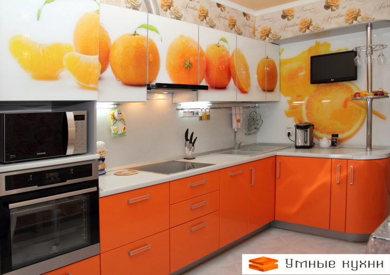 Кухня персик 1.8 БТС