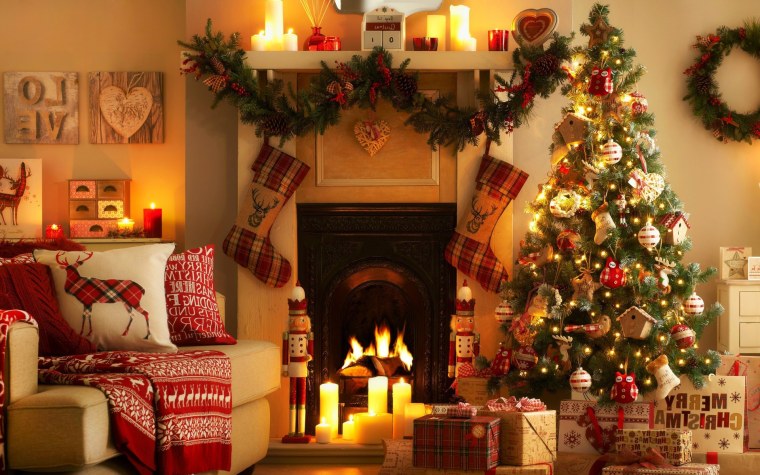 Новогодний камин