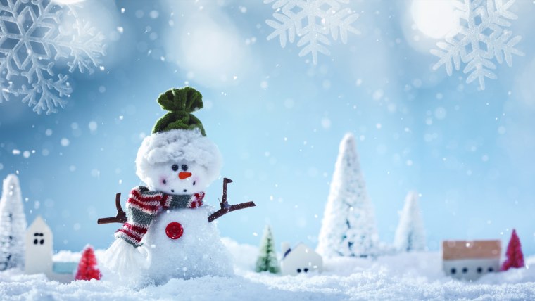 Новый год снег