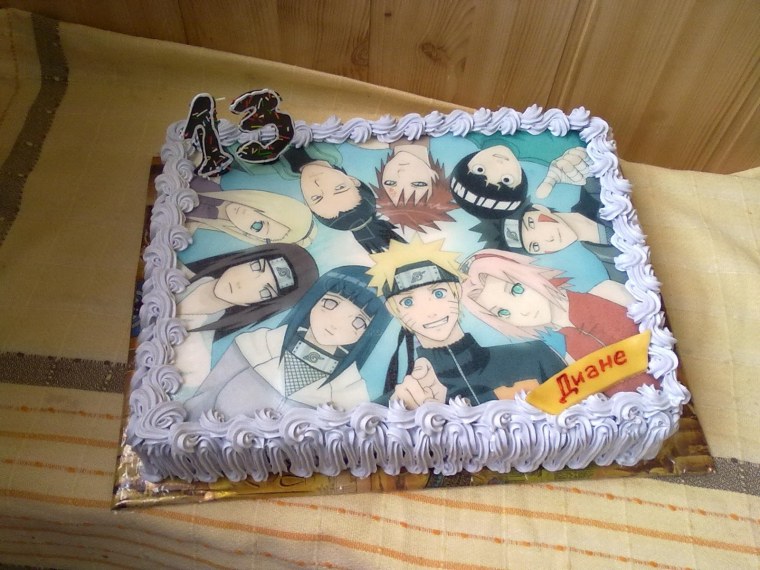 Торт Наруто Какаши