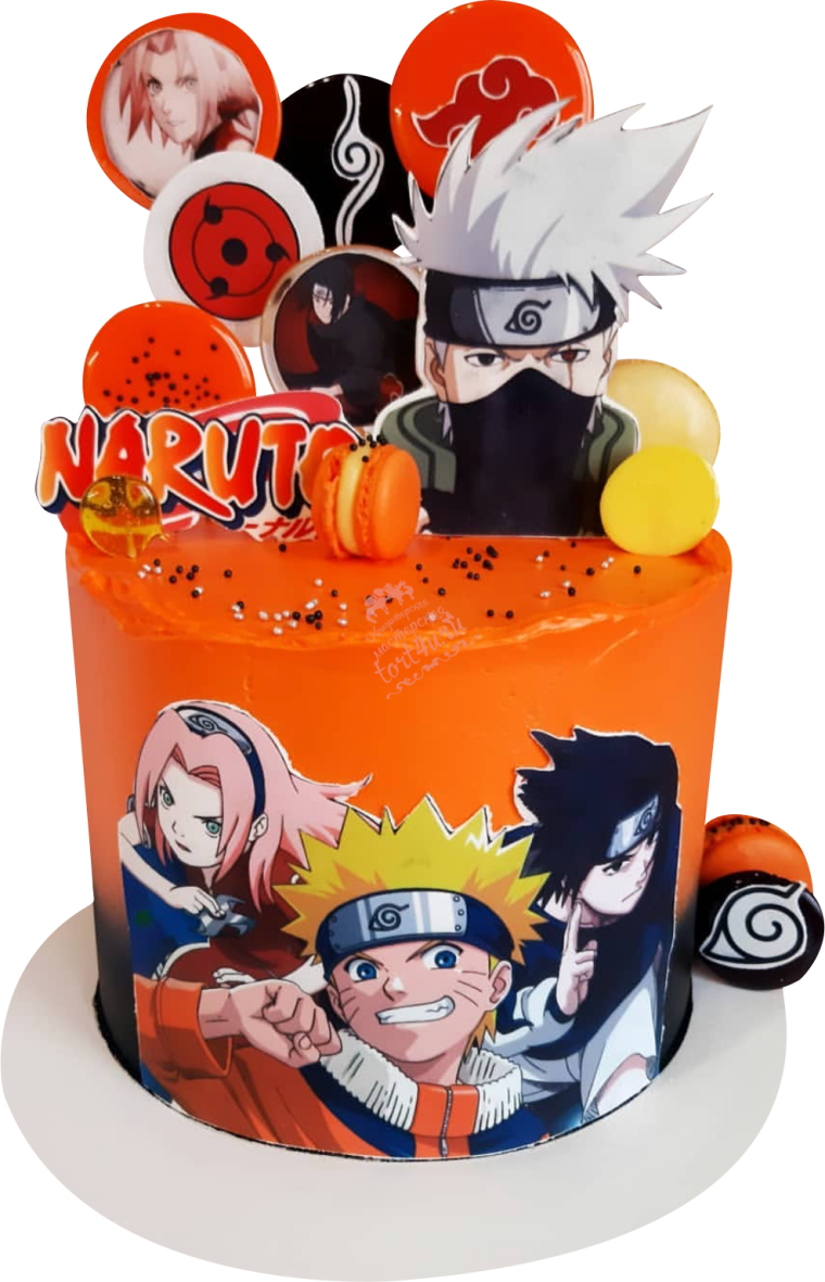 Торт Наруто Какаши