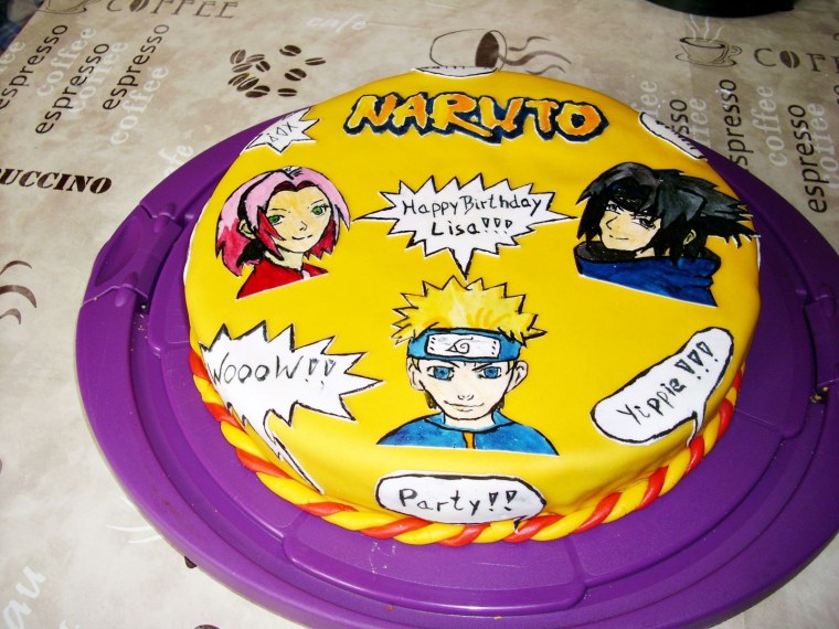 Торт Наруто Сакура