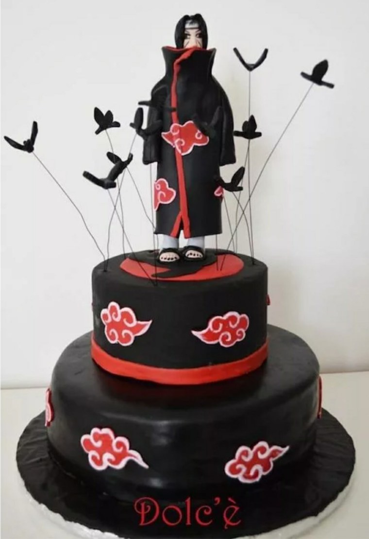 Торт с героями Наруто