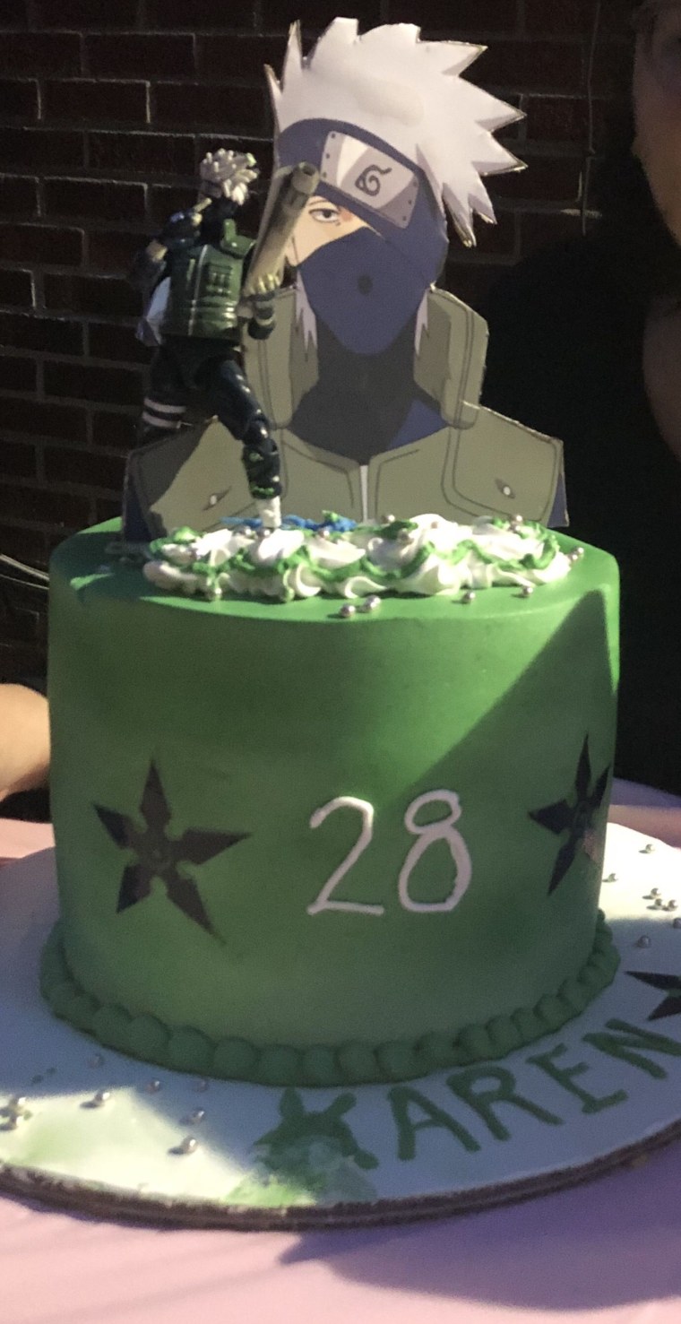 Торт с персонажами Наруто из Наруто