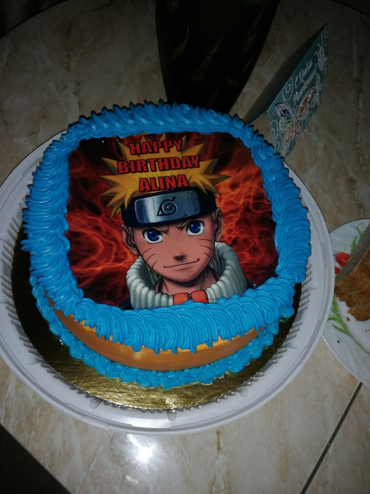 Наруто торт очень красивый