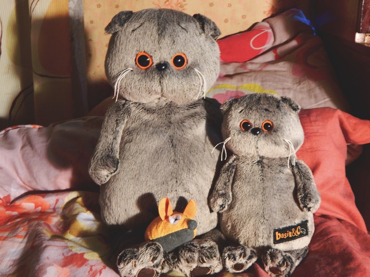 Кот Басик в желтой куртке