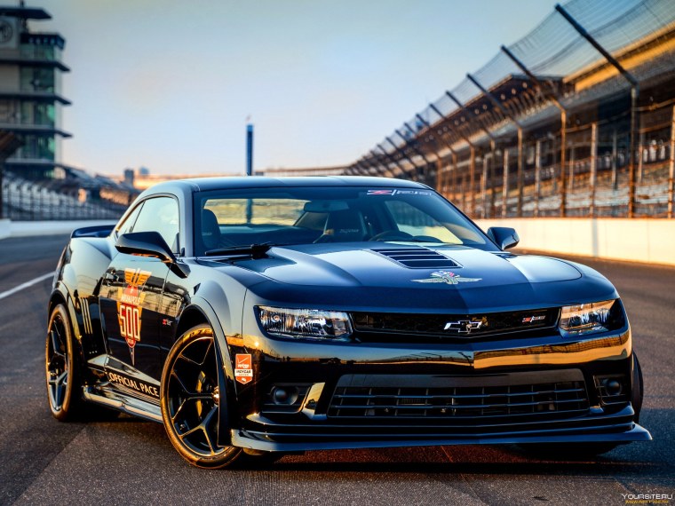 Шевроле Камаро синяя
