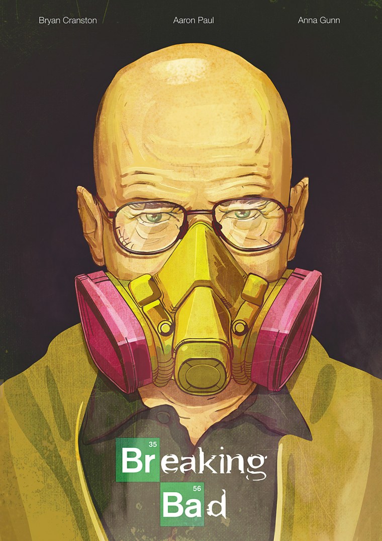 Уолтер Уайт в респираторе