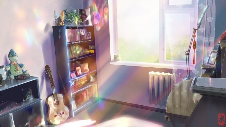 Аниме фон улица вечером