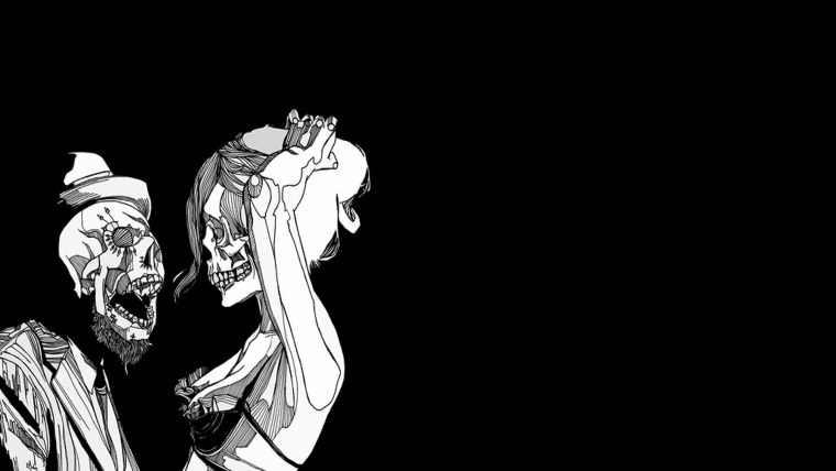 Обои на рабочий стол скелет