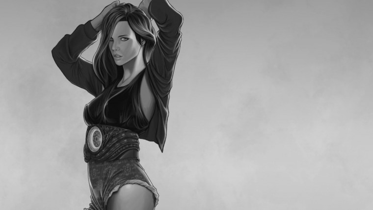 Девушка в платье фэнтези